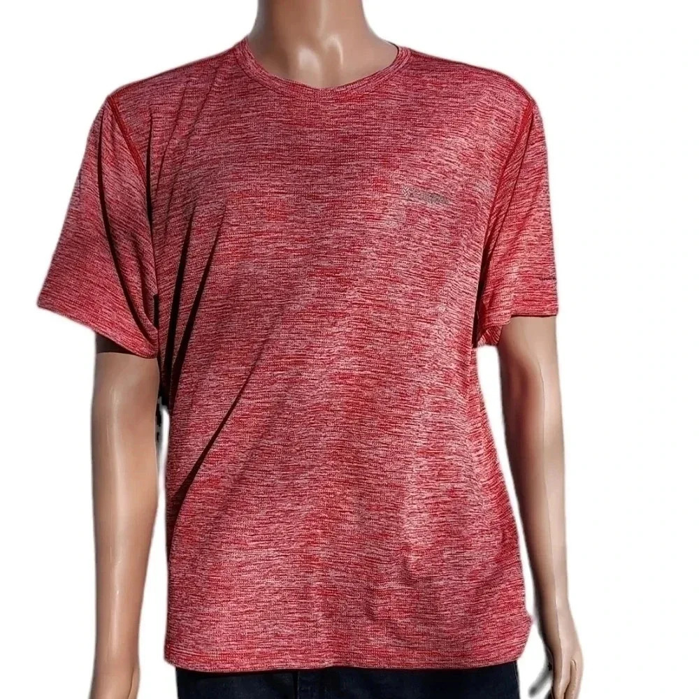 Columbia Red & White Tee Shirt XL